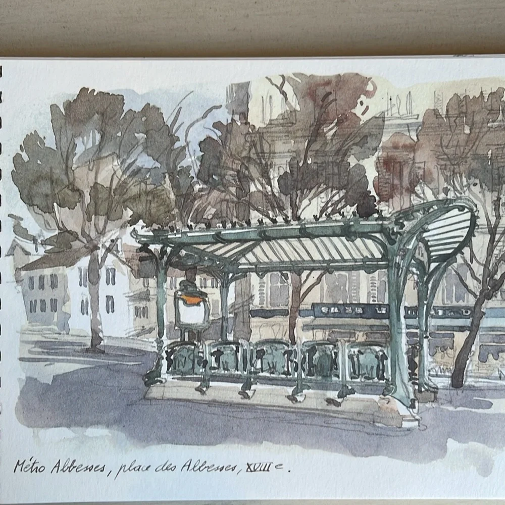 LOUIS VUITTON - PARIS - CARNET DE VOYAGE SKETCHBOOK